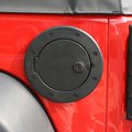 Rugged Ridge FUEL COVER BLACK ALUMINUM, 07-16 WRANGLER LOCKING 11425.06